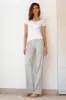 FLAVIA Linen Stripes Bengal Olive sold by Avenue Montaigne