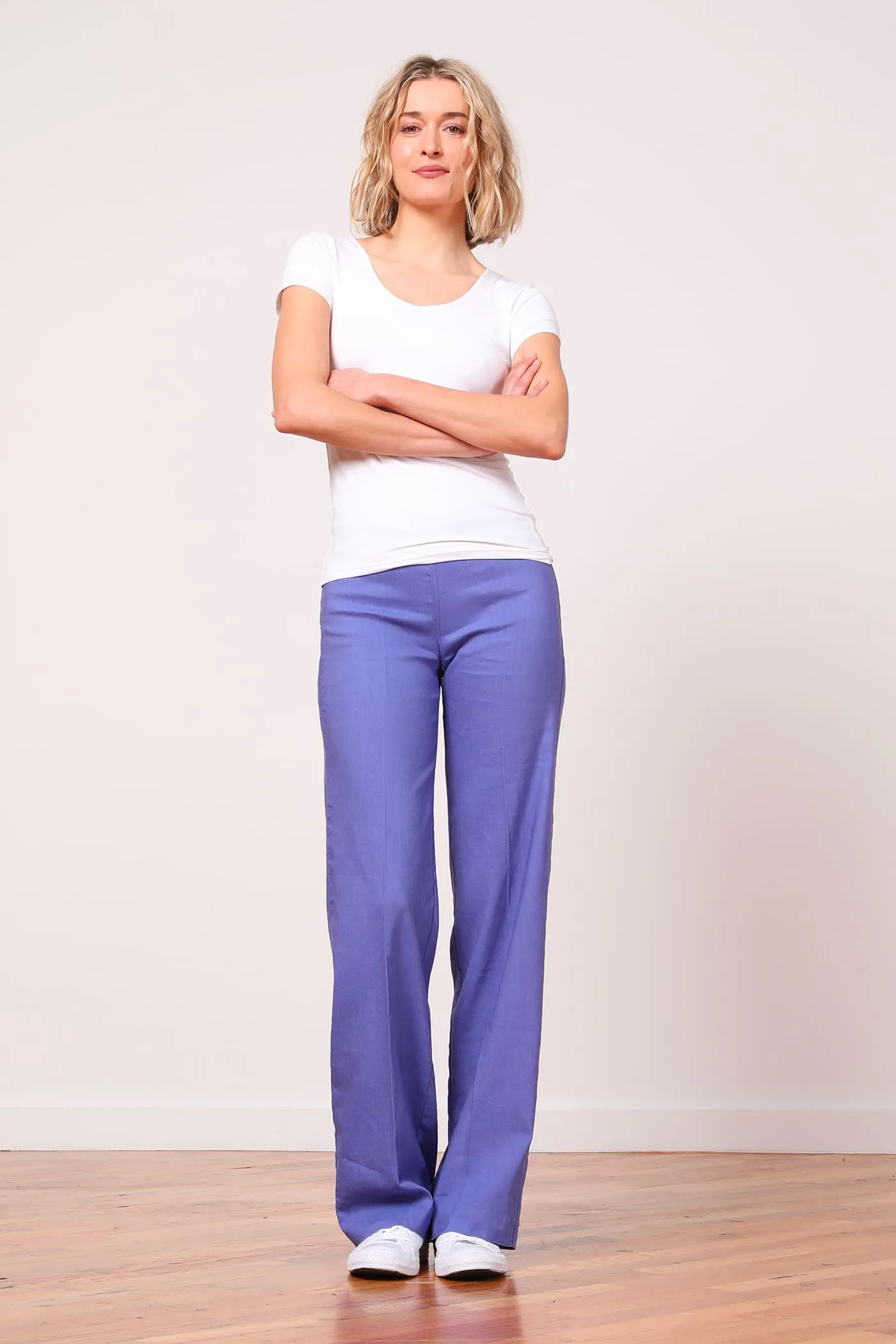 FLAVIA Linen Purple sold by Avenue Montaigne