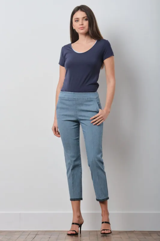 LULU Striped Denim sold by Avenue Montaigne