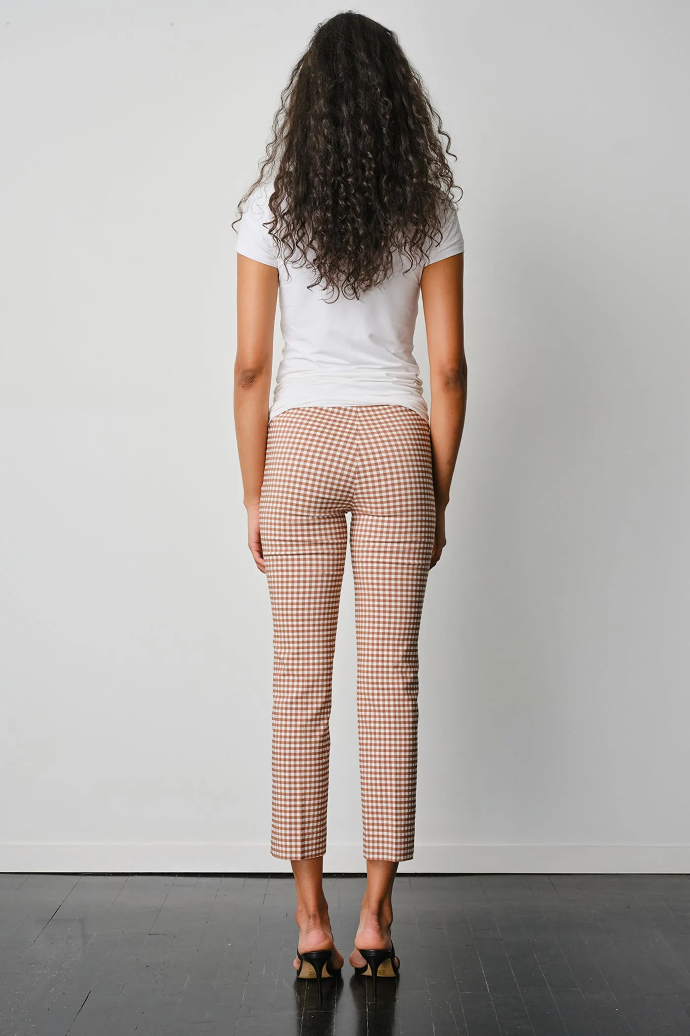 BRIGITTE Check Cognac sold by Avenue Montaigne product image thumbnail 2