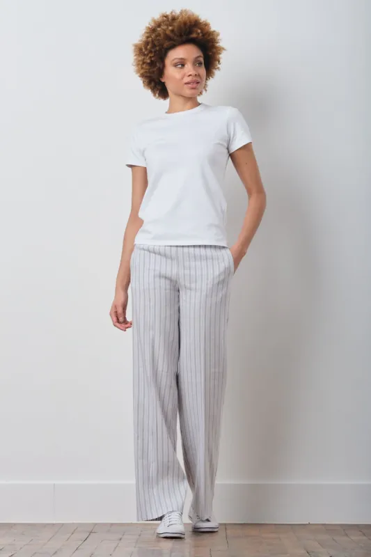 GEORGES Stripes Blue & Grey sold by Avenue Montaigne