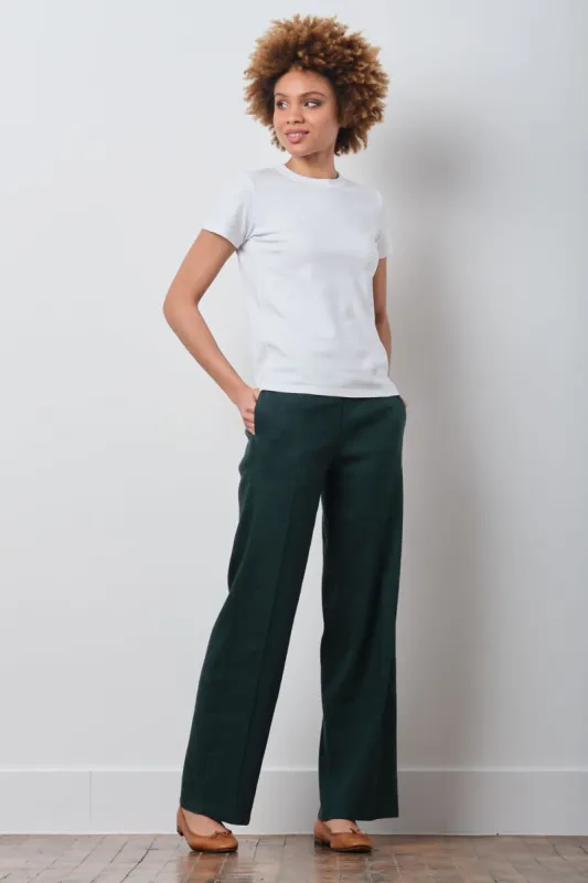 GEORGES Linen Teal sold by Avenue Montaigne