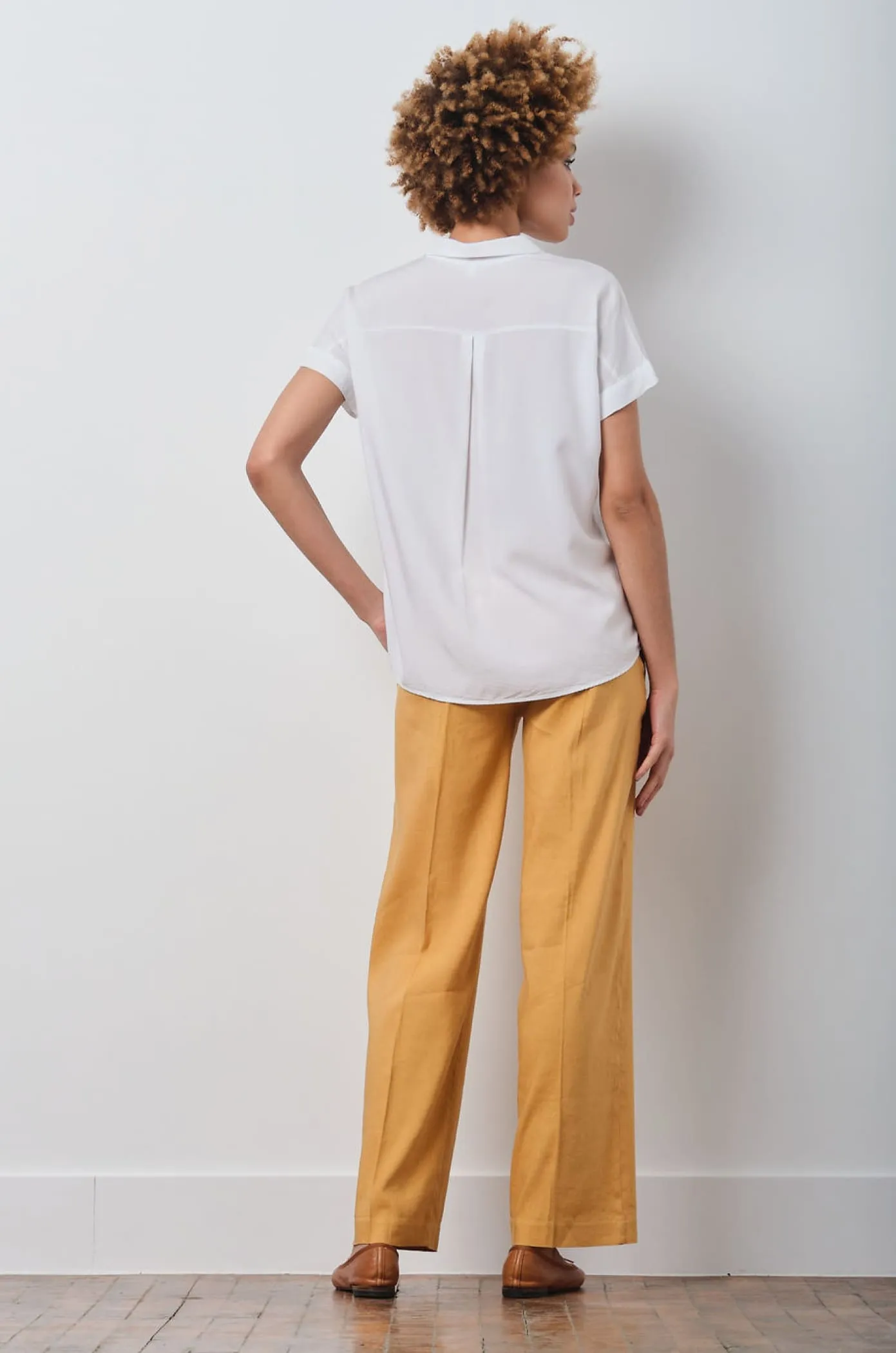 GEORGES Linen Mustard sold by Avenue Montaigne product image thumbnail 3