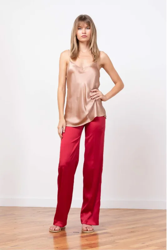 FLAVIA Satin Red sold by Avenue Montaigne