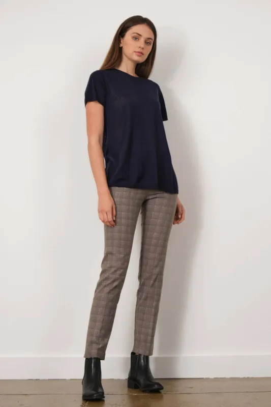 LILI Flannel Taupe Plaid sold by Avenue Montaigne