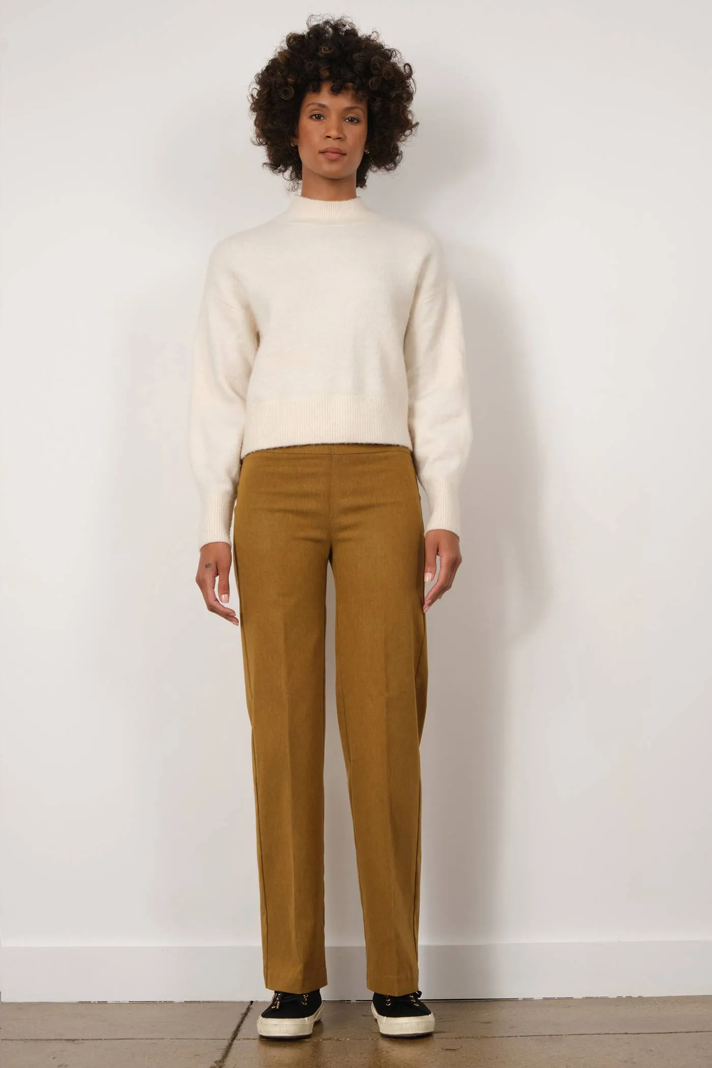 FLAVIA Flannel Dijon sold by Avenue Montaigne