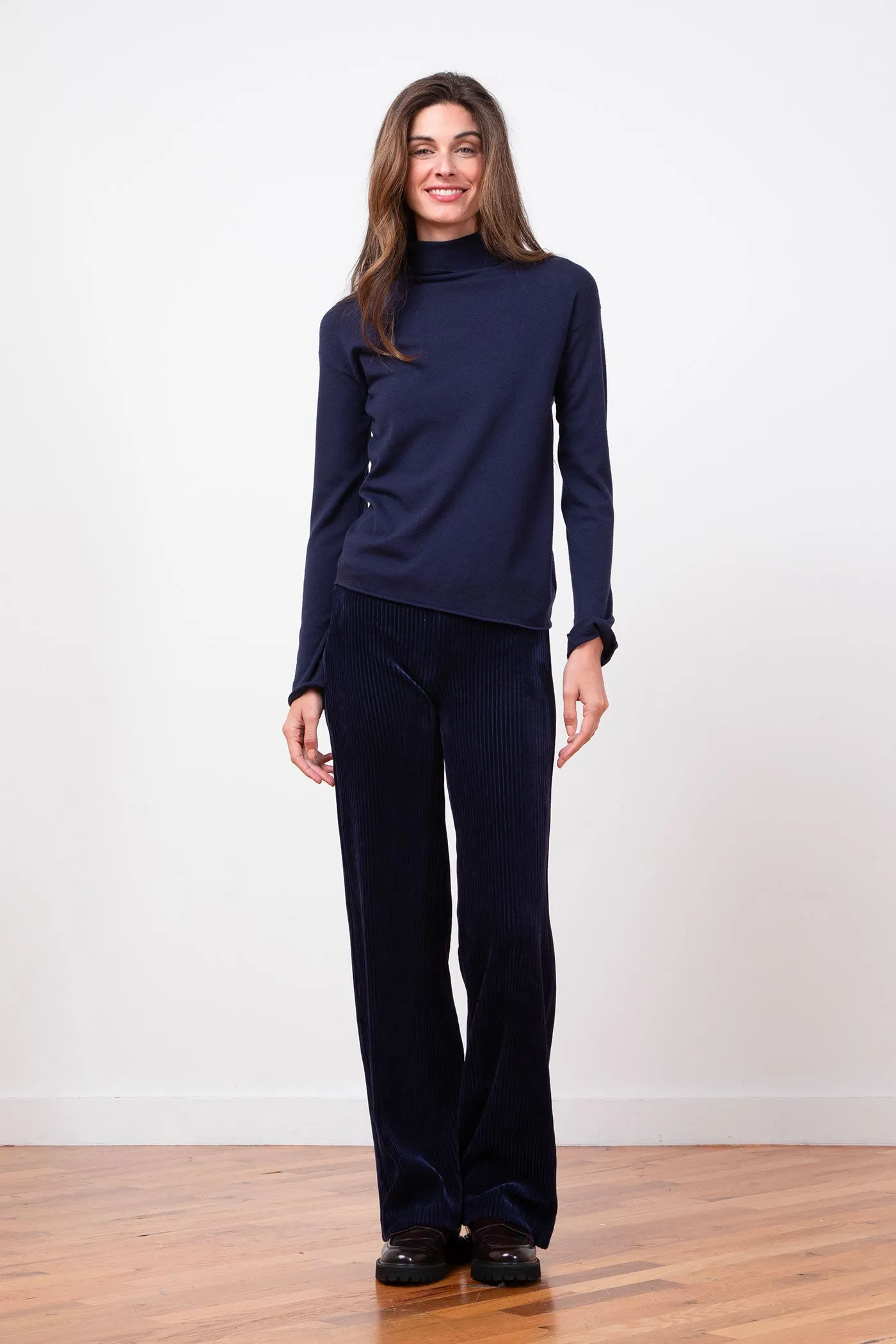 FLAVIA Corduroy Navy sold by Avenue Montaigne
