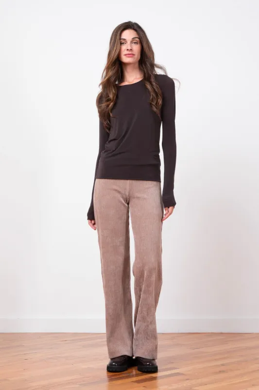 FLAVIA Corduroy Cappuccino sold by Avenue Montaigne