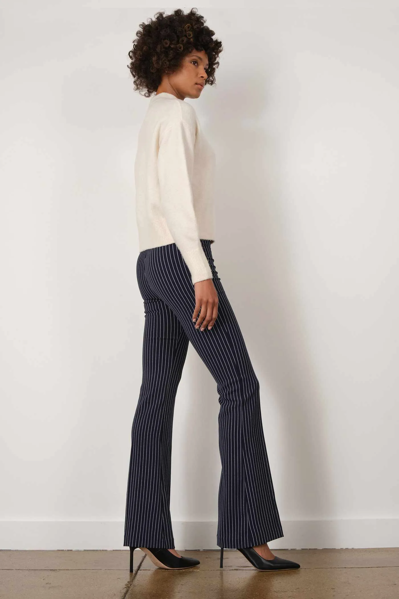 BELLINI Crepe Stripes Navy sold by Avenue Montaigne product image thumbnail 2