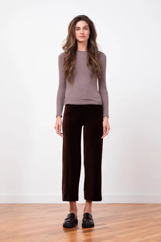 ALEX Velvet Brown sold by Avenue Montaigne