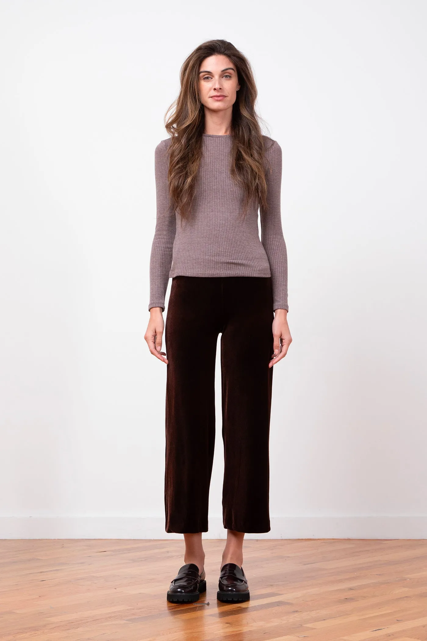 ALEX Velvet Brown sold by Avenue Montaigne