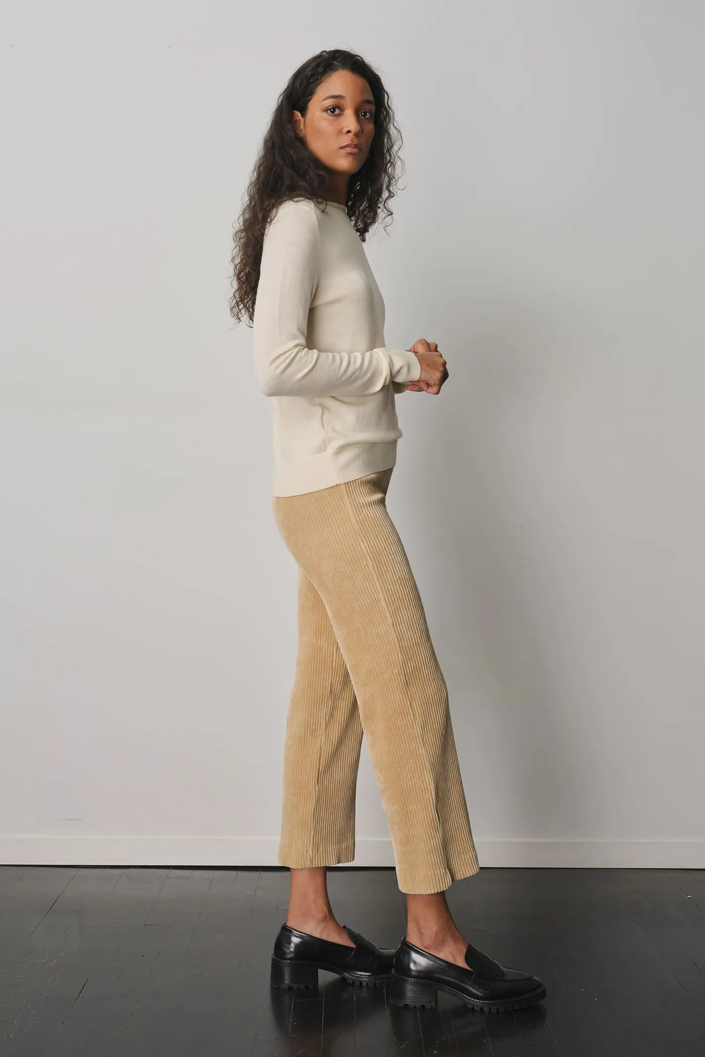 ALEX Corduroy Khaki sold by Avenue Montaigne product image thumbnail 2