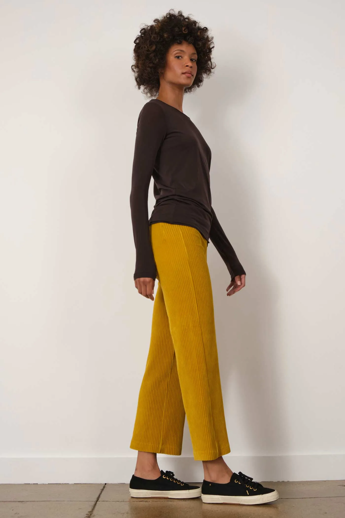 ALEX Corduroy Mustard sold by Avenue Montaigne