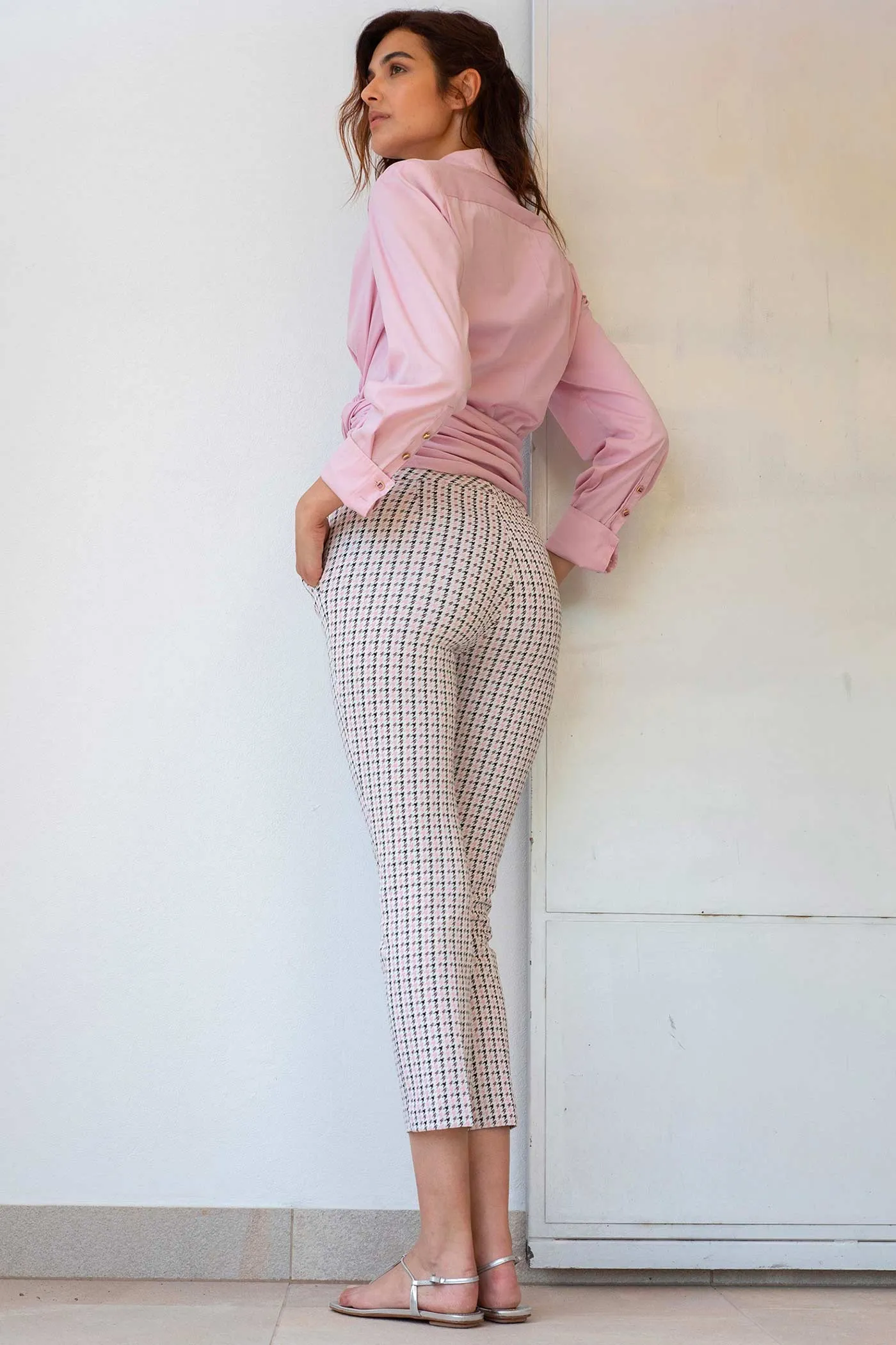 LULU Houndstooth Blush sold by Avenue Montaigne product image thumbnail 2