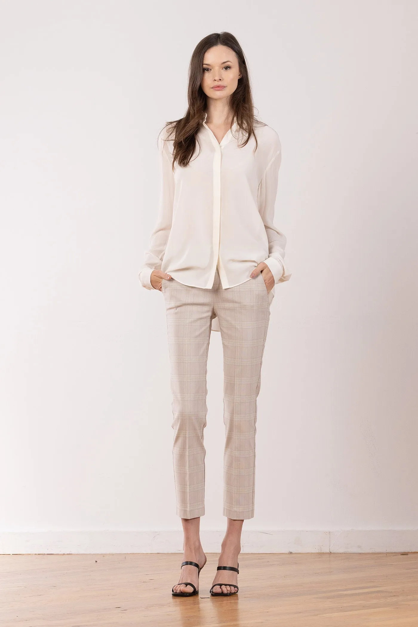 LULU Wheat Plaid sold by Avenue Montaigne