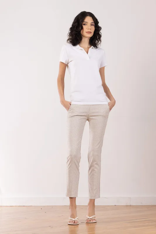 LULU Check Beige sold by Avenue Montaigne