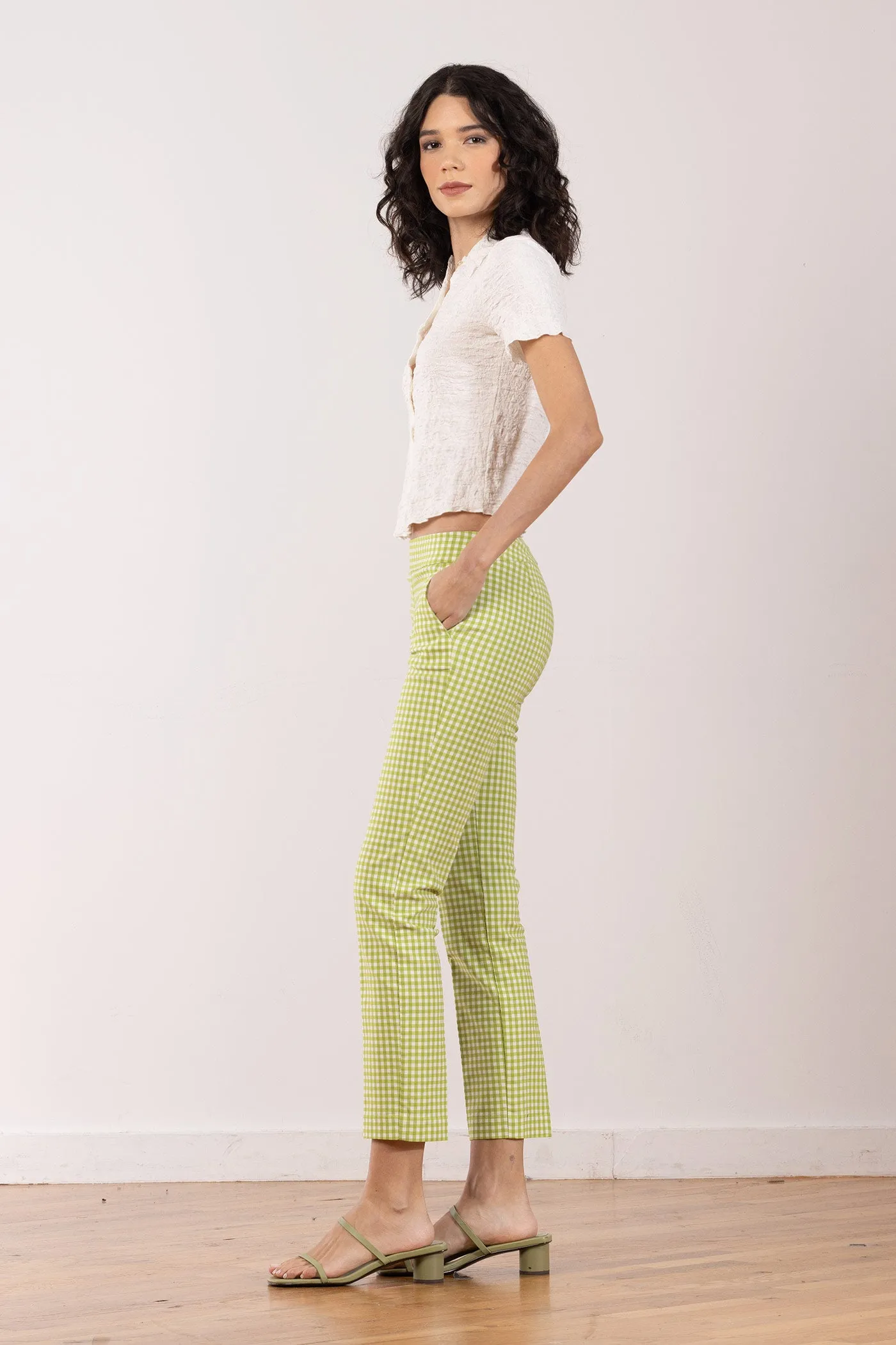 LULU Check Avocado sold by Avenue Montaigne product image thumbnail 2