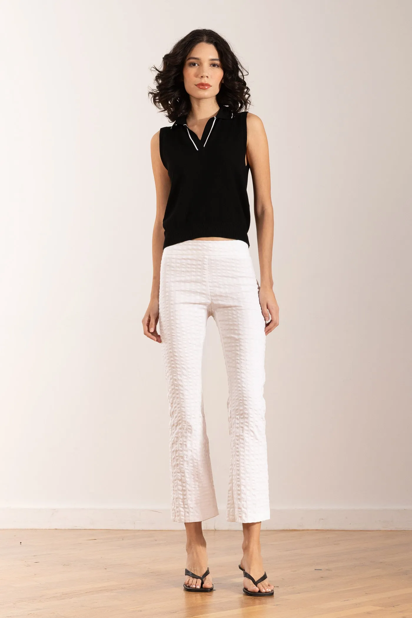 LEO Seersucker White sold by Avenue Montaigne