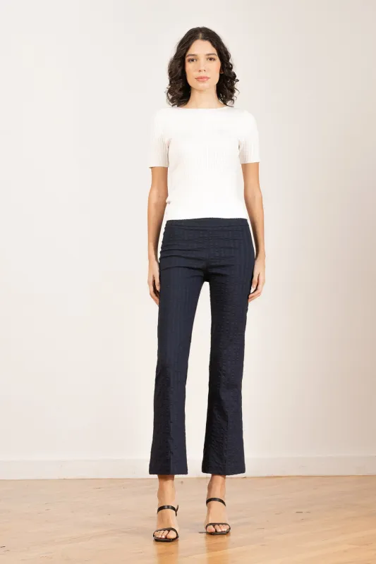 LEO Seersucker Navy sold by Avenue Montaigne