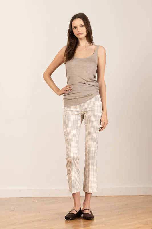 LEO Check Beige sold by Avenue Montaigne