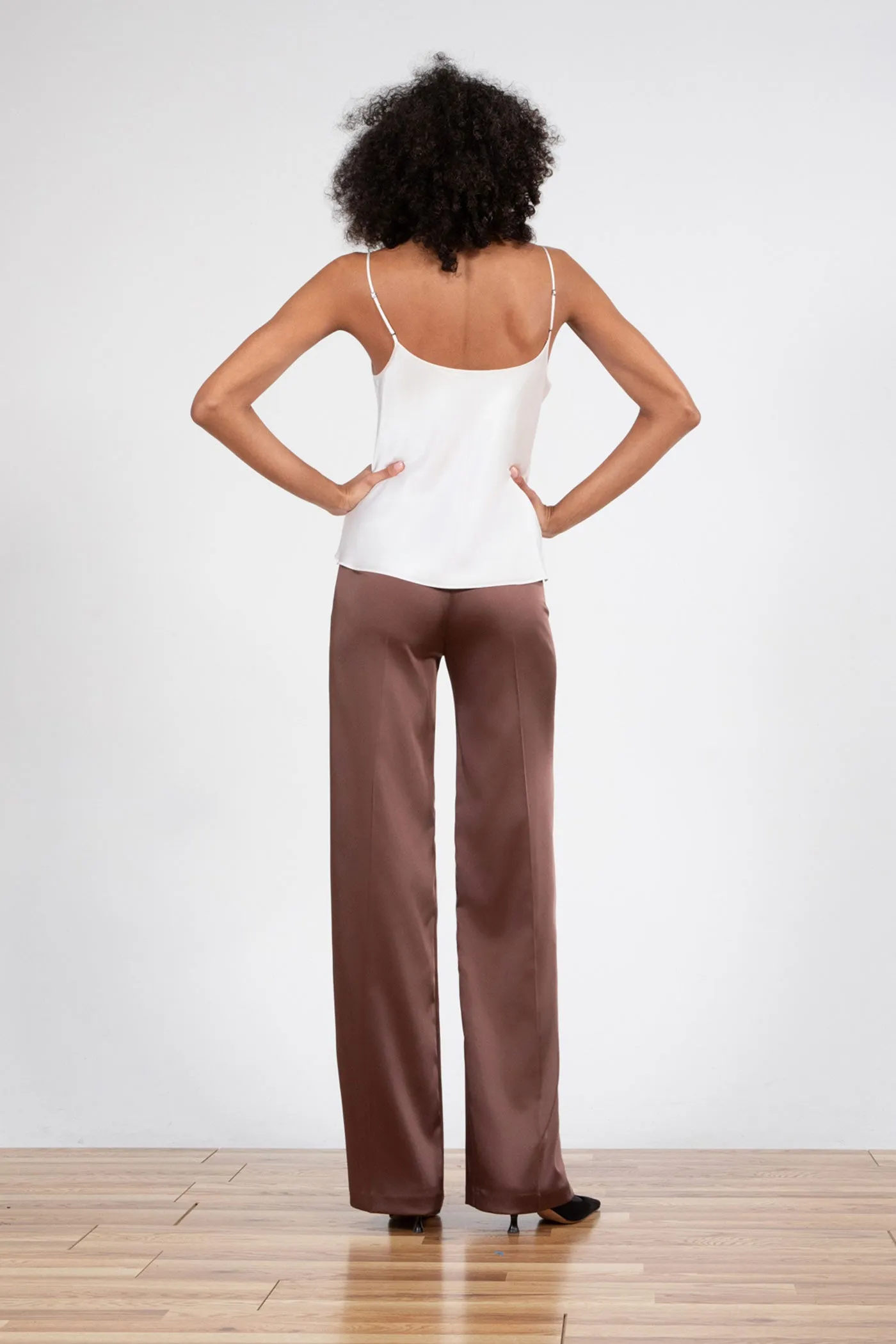 FLAVIA Satin Ebano sold by Avenue Montaigne product image thumbnail 3