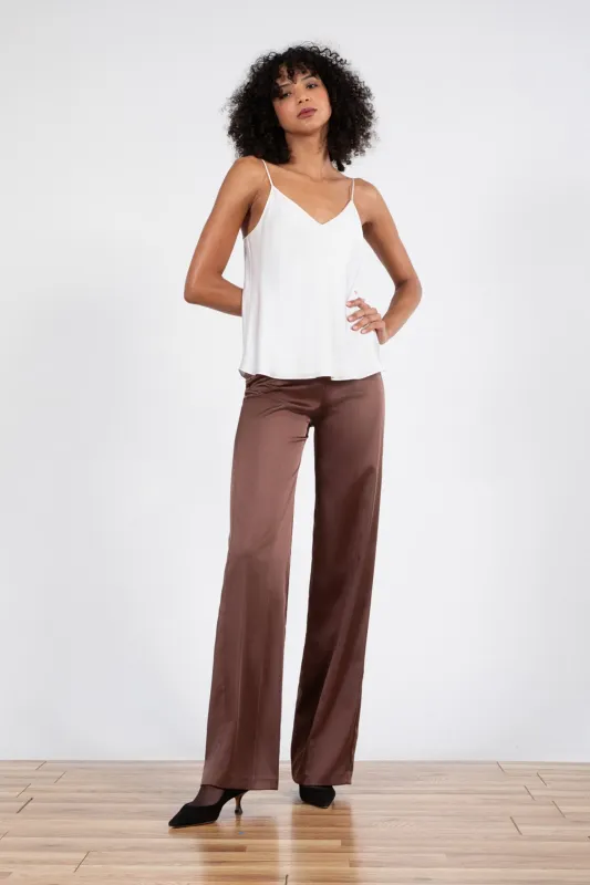 FLAVIA Satin Ebano sold by Avenue Montaigne