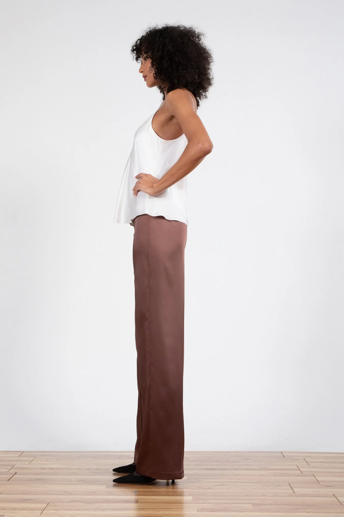 FLAVIA Satin Ebano sold by Avenue Montaigne product image thumbnail 2