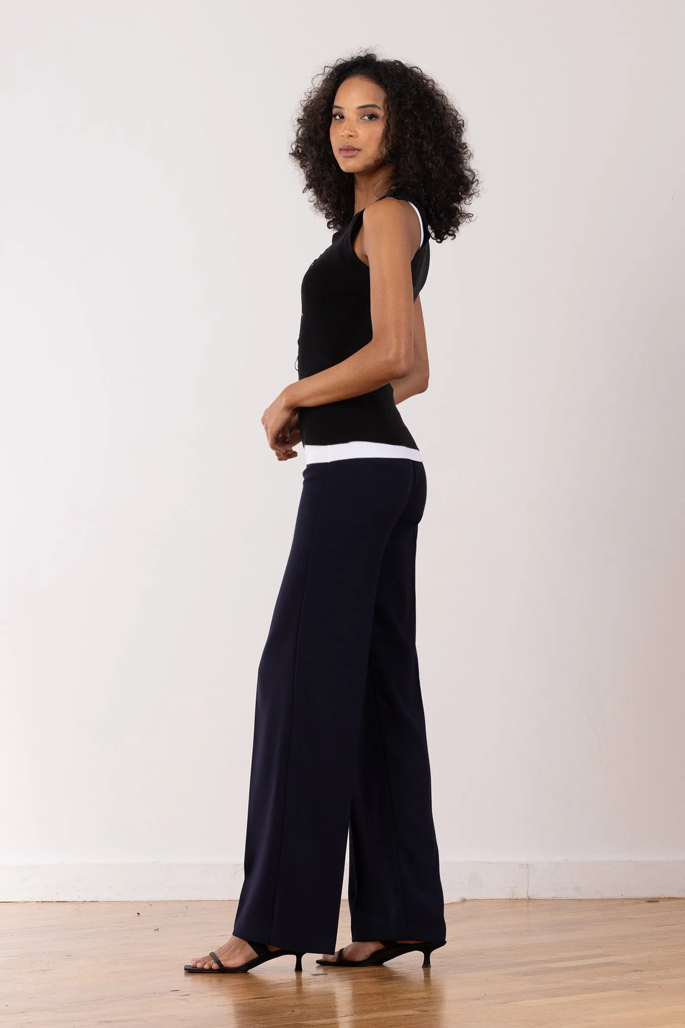 FLAVIA Crepe Navy sold by Avenue Montaigne product image thumbnail 2