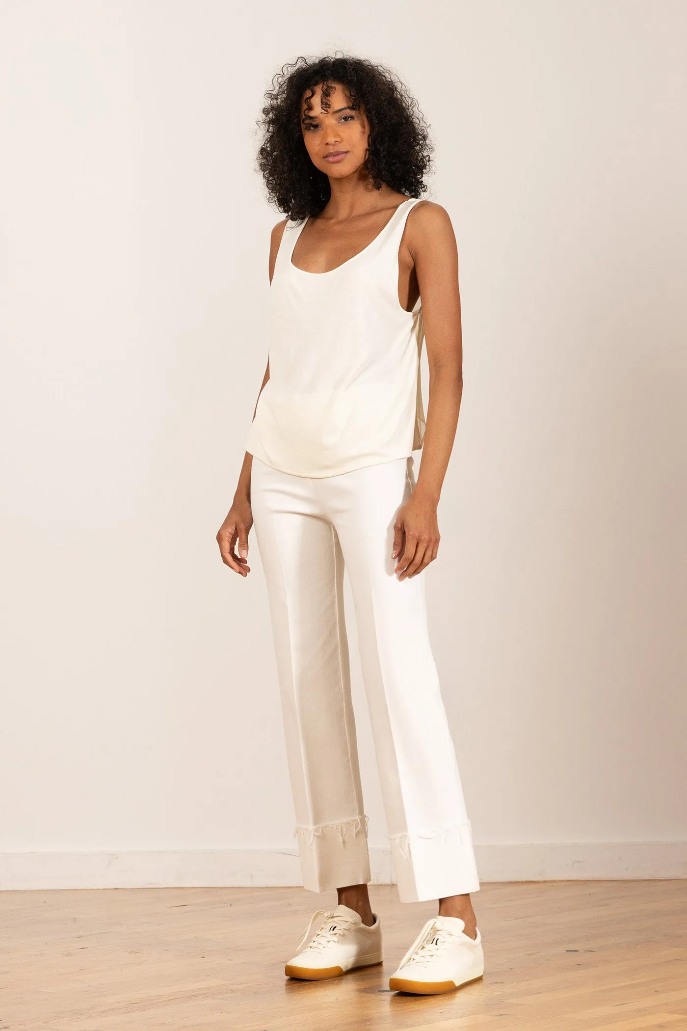 BONNIE Off-White Denim sold by Avenue Montaigne