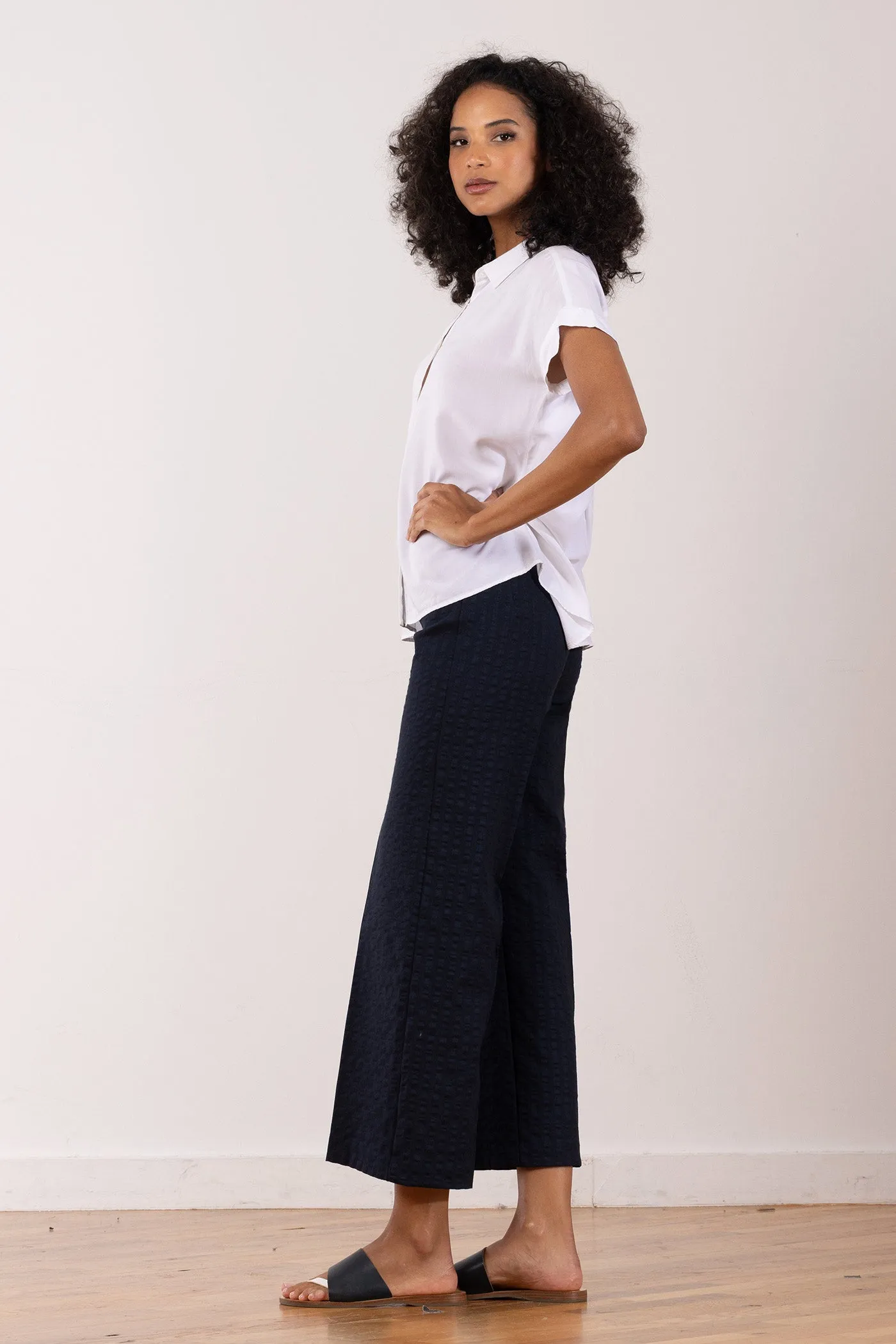 ALEX Seersucker Navy sold by Avenue Montaigne product image thumbnail 2