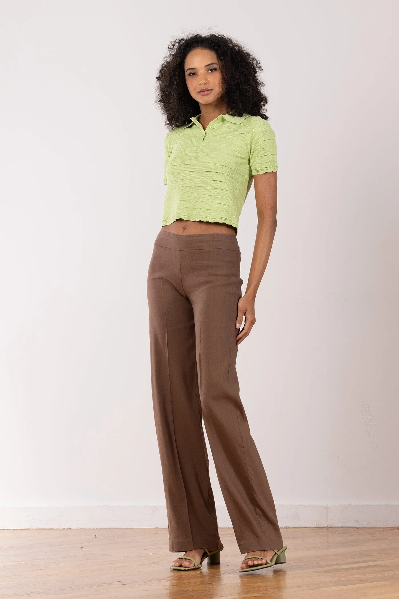 FLAVIA Linen Cognac sold by Avenue Montaigne