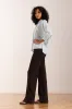 FLAVIA Linen Espresso sold by Avenue Montaigne