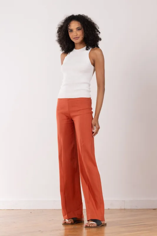 FLAVIA Linen Saffron sold by Avenue Montaigne