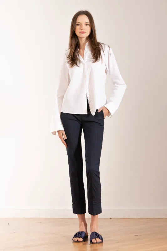 BEN Seersucker Navy sold by Avenue Montaigne