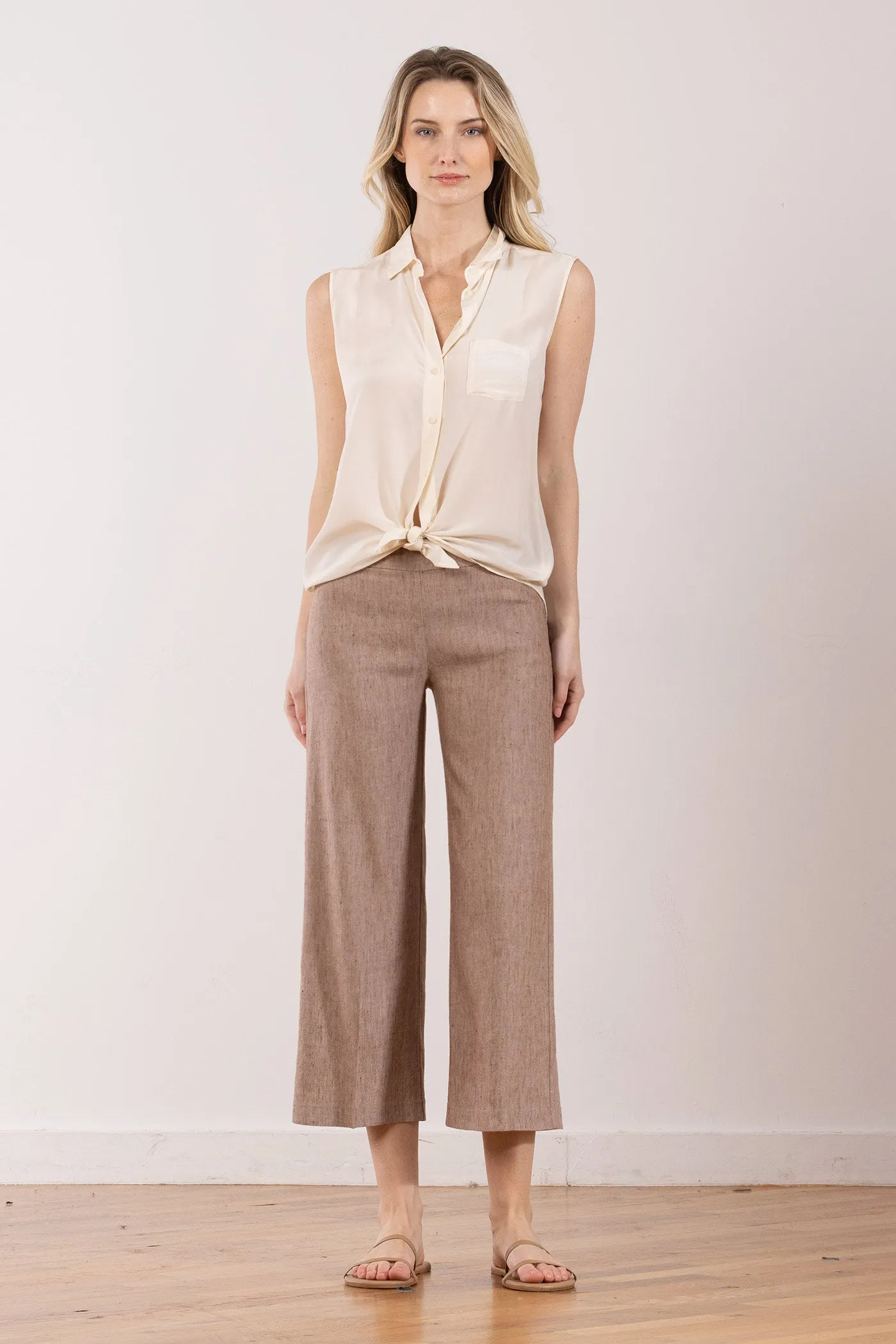 ALEX Linen Earth sold by Avenue Montaigne