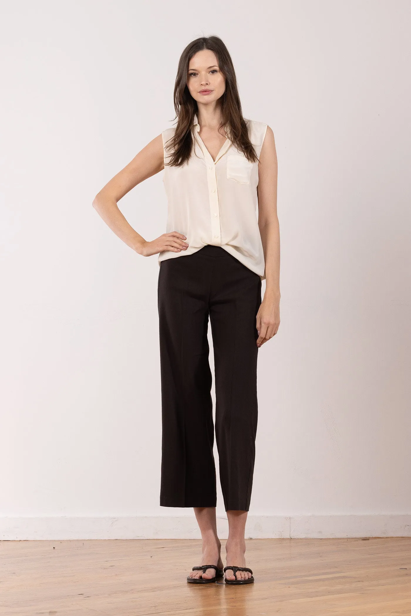 ALEX Linen Espresso sold by Avenue Montaigne