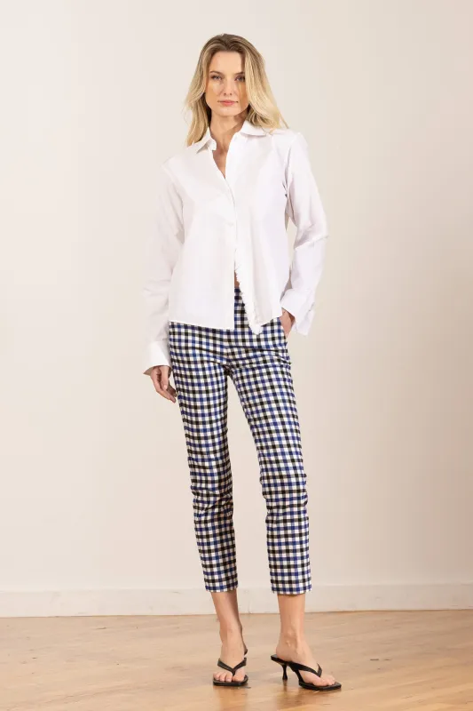 LULU Check Blue/Black sold by Avenue Montaigne