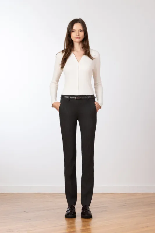 ROMEO Flannel Charcoal sold by Avenue Montaigne