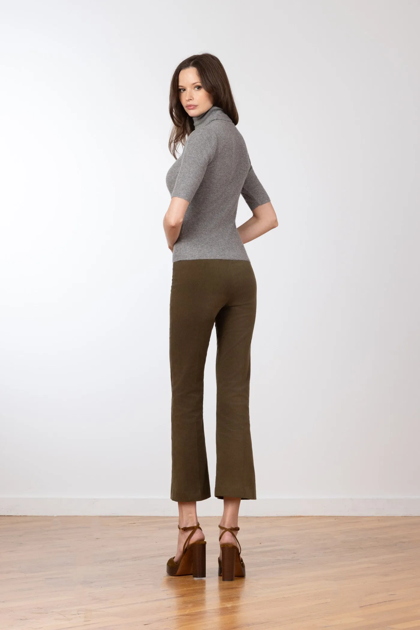 LEO Fine Corduroy Olive Green sold by Avenue Montaigne product image thumbnail 4