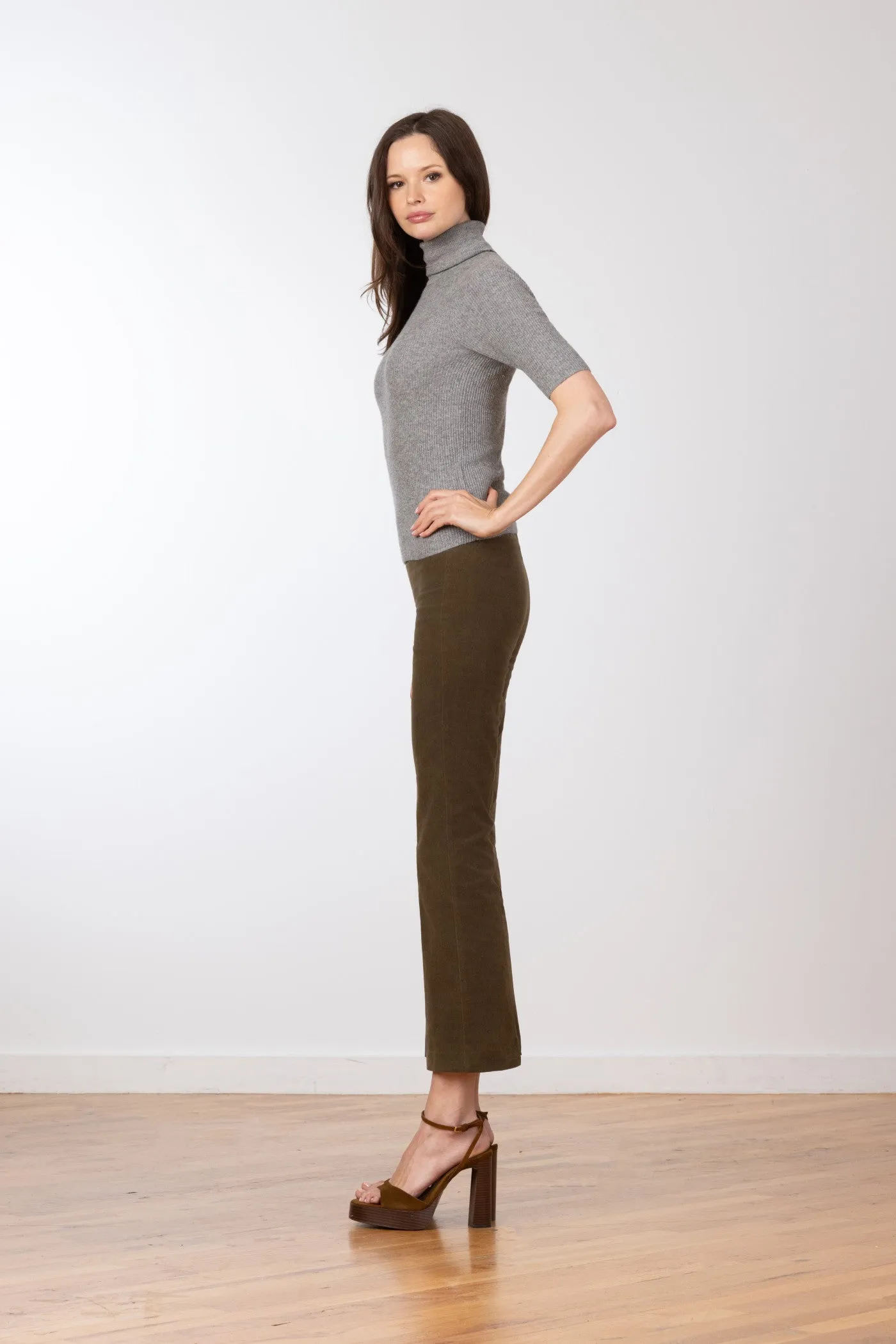 LEO Fine Corduroy Olive Green sold by Avenue Montaigne product image thumbnail 2