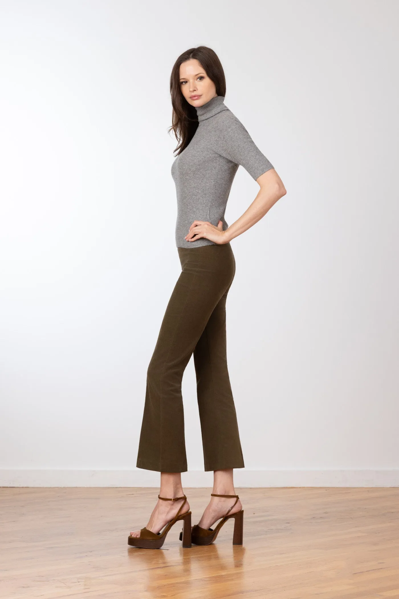 LEO Fine Corduroy Olive Green sold by Avenue Montaigne product image thumbnail 3