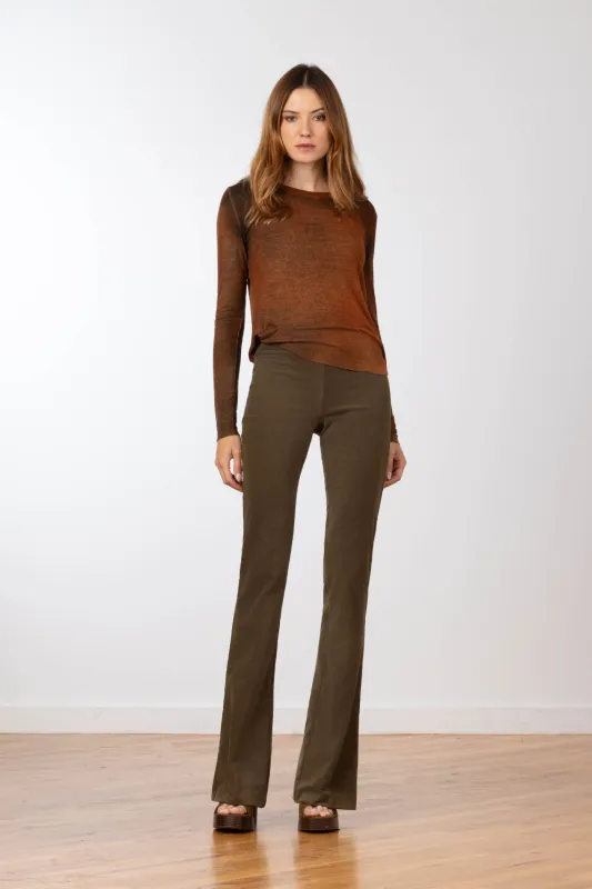 BELLINI Fine Corduroy Olive Green sold by Avenue Montaigne