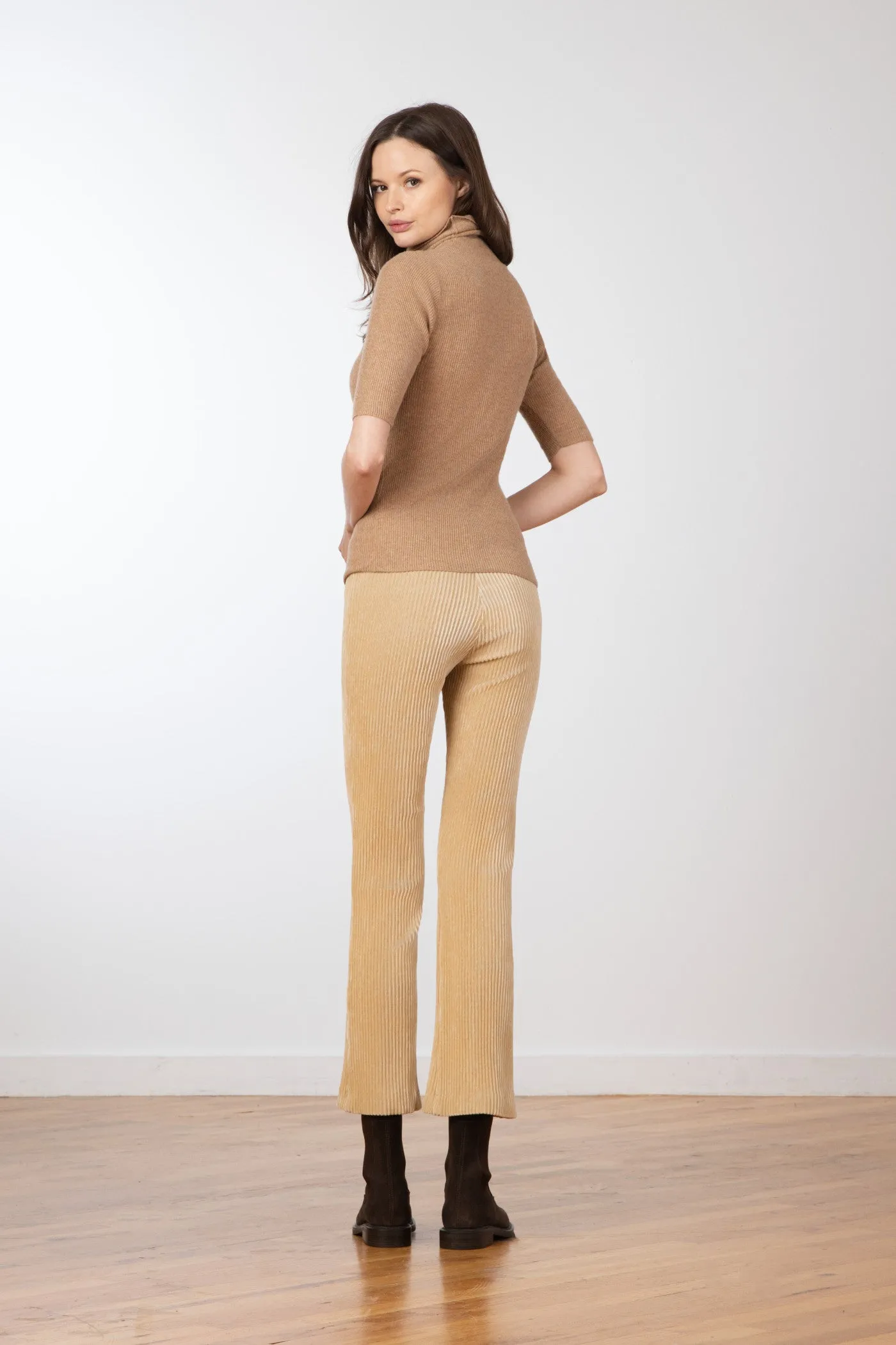 LEO Corduroy Khaki sold by Avenue Montaigne product image thumbnail 4