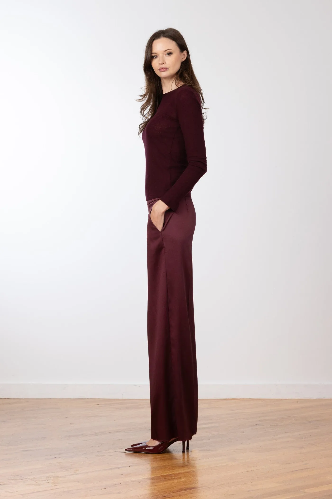 CARLA Satin Scarlet sold by Avenue Montaigne product image thumbnail 2