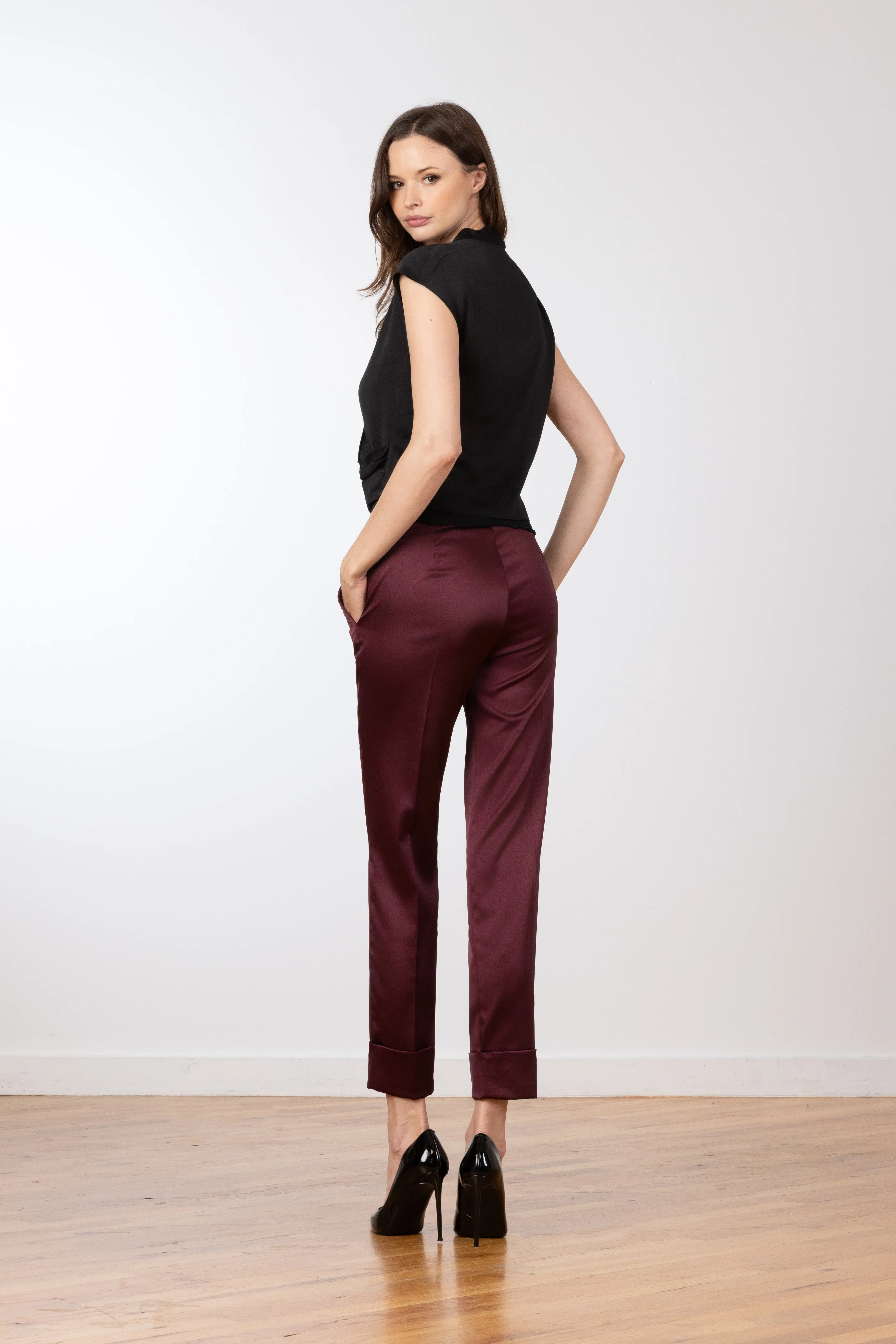 BEN Satin Scarlet sold by Avenue Montaigne product image thumbnail 4