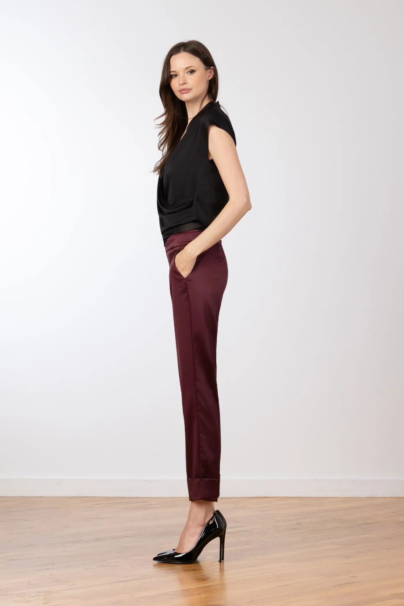 BEN Satin Scarlet sold by Avenue Montaigne product image thumbnail 2