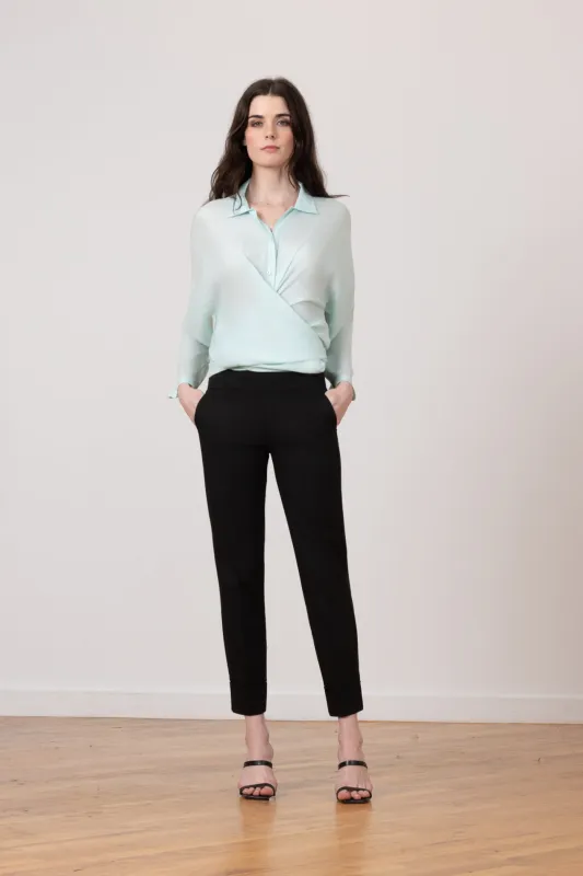 BEN Cotton Stretch Black made by Avenue Montaigne