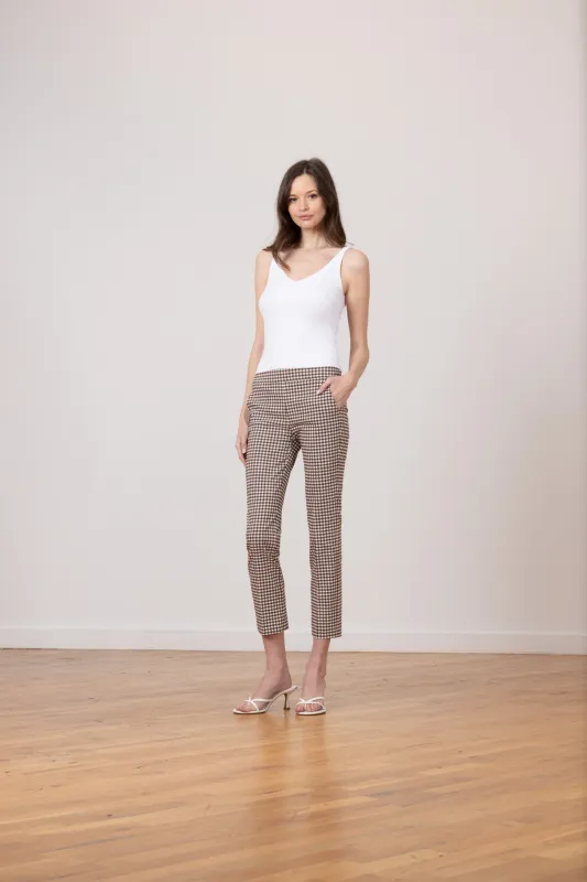 LULU Check Espresso made by Avenue Montaigne