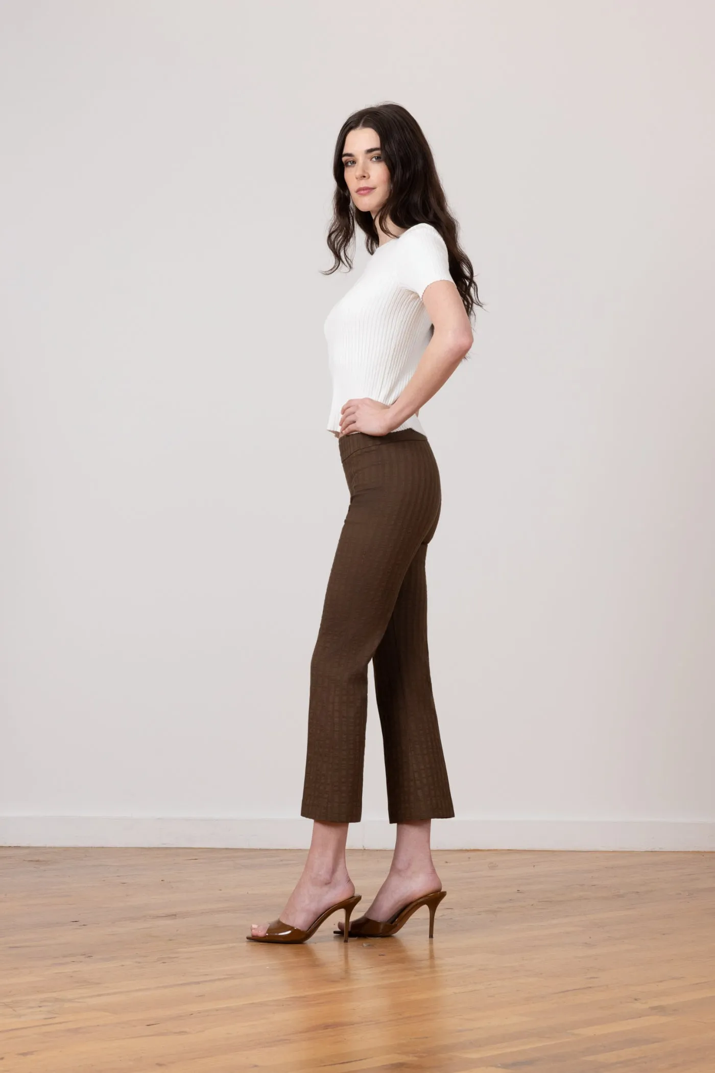 LEO Seersucker Cognac sold by Avenue Montaigne product image thumbnail 3