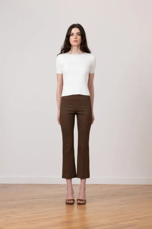 LEO Seersucker Cognac made by Avenue Montaigne